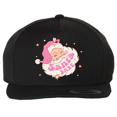 Retro Santa Babe Christmas Vintage Holiday Pastel Pin.K Women Wool Snapback Cap