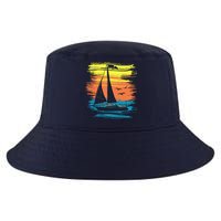 Retro Sail Boat Sailing Graphic Cool Comfort Performance Bucket Hat