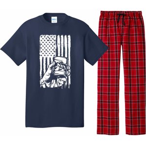 Retro Scotch Bourbon Whisky 4th Of July Pajama Set