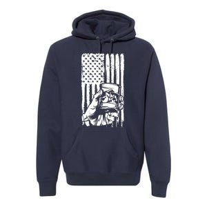 Retro Scotch Bourbon Whisky 4th Of July Premium Hoodie