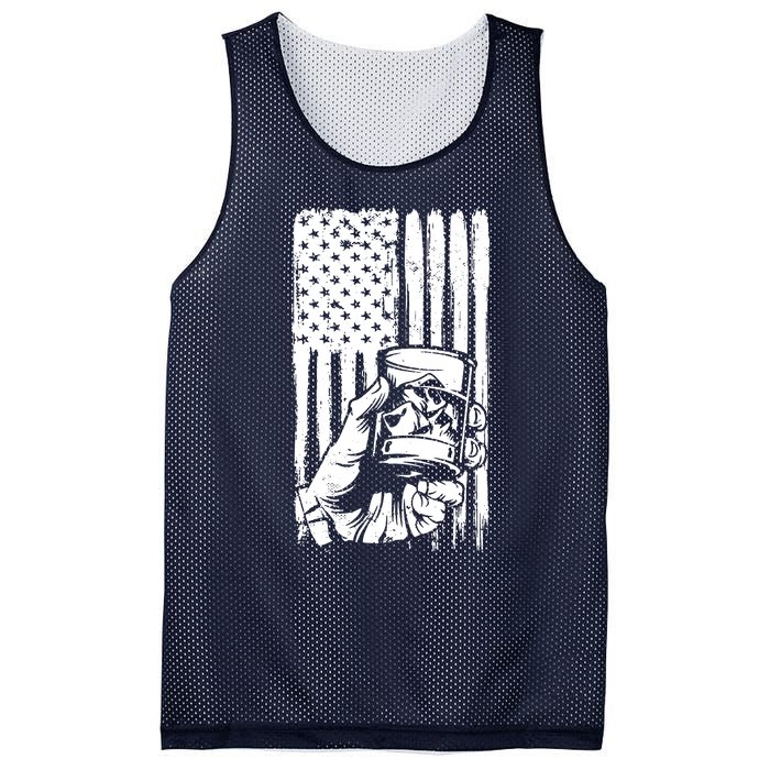 Retro Scotch Bourbon Whisky 4th Of July Mesh Reversible Basketball Jersey Tank