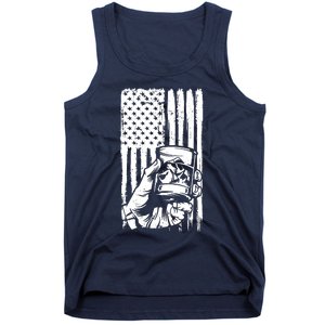 Retro Scotch Bourbon Whisky 4th Of July Tank Top