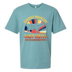 Retro Smoke Brisket Not Mesh For A Smoke Brisket Not Meth Sueded Cloud Jersey T-Shirt