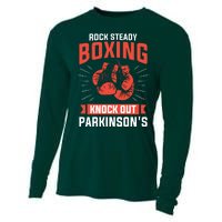 Rock Steady Boxing Knock Out Parkinsons Boxer Cooling Performance Long Sleeve Crew