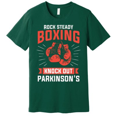 Rock Steady Boxing Knock Out Parkinsons Boxer Premium T-Shirt