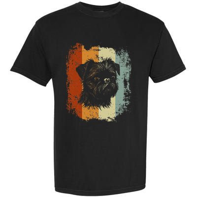 Retro Style Brussels Griffon Dog Garment-Dyed Heavyweight T-Shirt