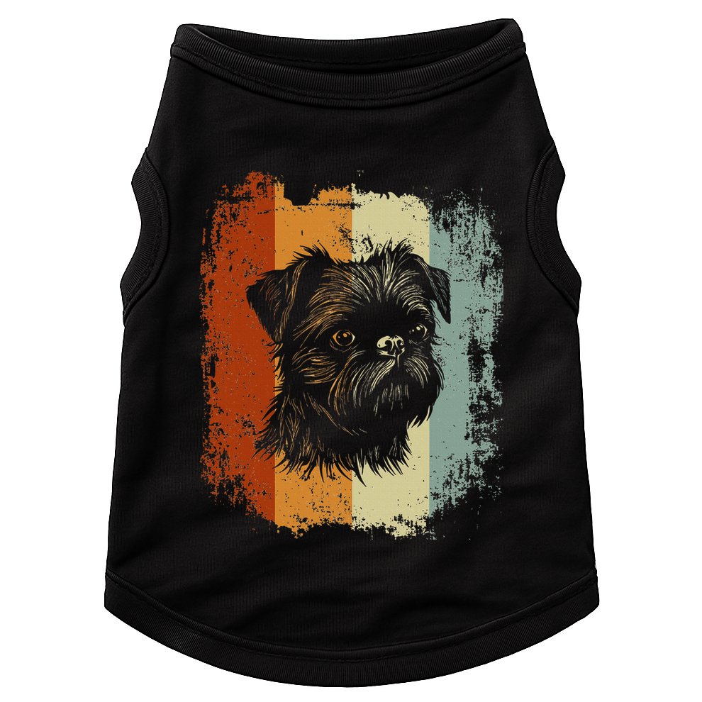 Retro Style Brussels Griffon Dog Doggie Tank
