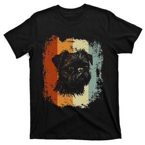 Retro Style Brussels Griffon Dog T-Shirt