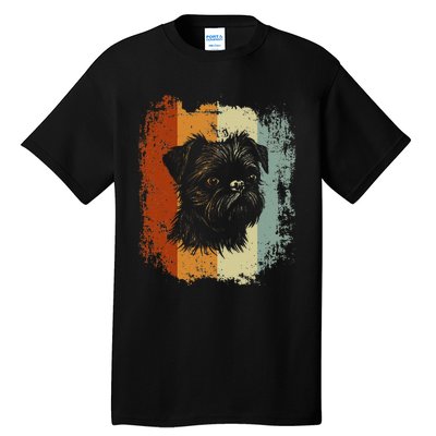 Retro Style Brussels Griffon Dog Tall T-Shirt