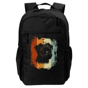 Retro Style Brussels Griffon Dog Daily Commute Backpack