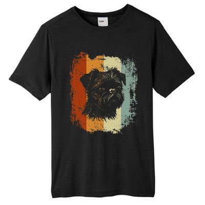 Retro Style Brussels Griffon Dog Tall Fusion ChromaSoft Performance T-Shirt