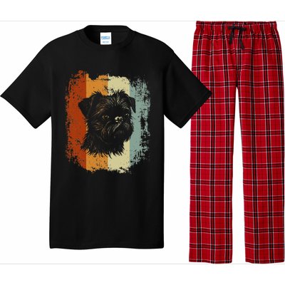 Retro Style Brussels Griffon Dog Pajama Set