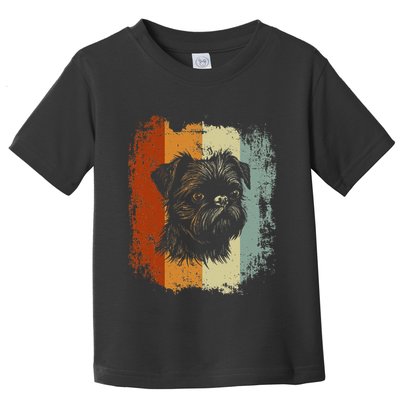 Retro Style Brussels Griffon Dog Toddler T-Shirt