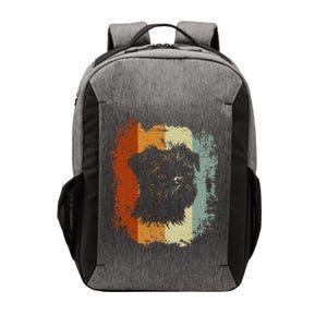 Retro Style Brussels Griffon Dog Vector Backpack