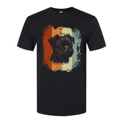 Retro Style Brussels Griffon Dog Softstyle CVC T-Shirt