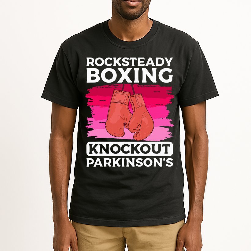 Rock Steady Boxing Knock Out ParkinsonS Awareness Tall T-Shirt