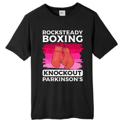 Rock Steady Boxing Knock Out ParkinsonS Awareness Tall Fusion ChromaSoft Performance T-Shirt