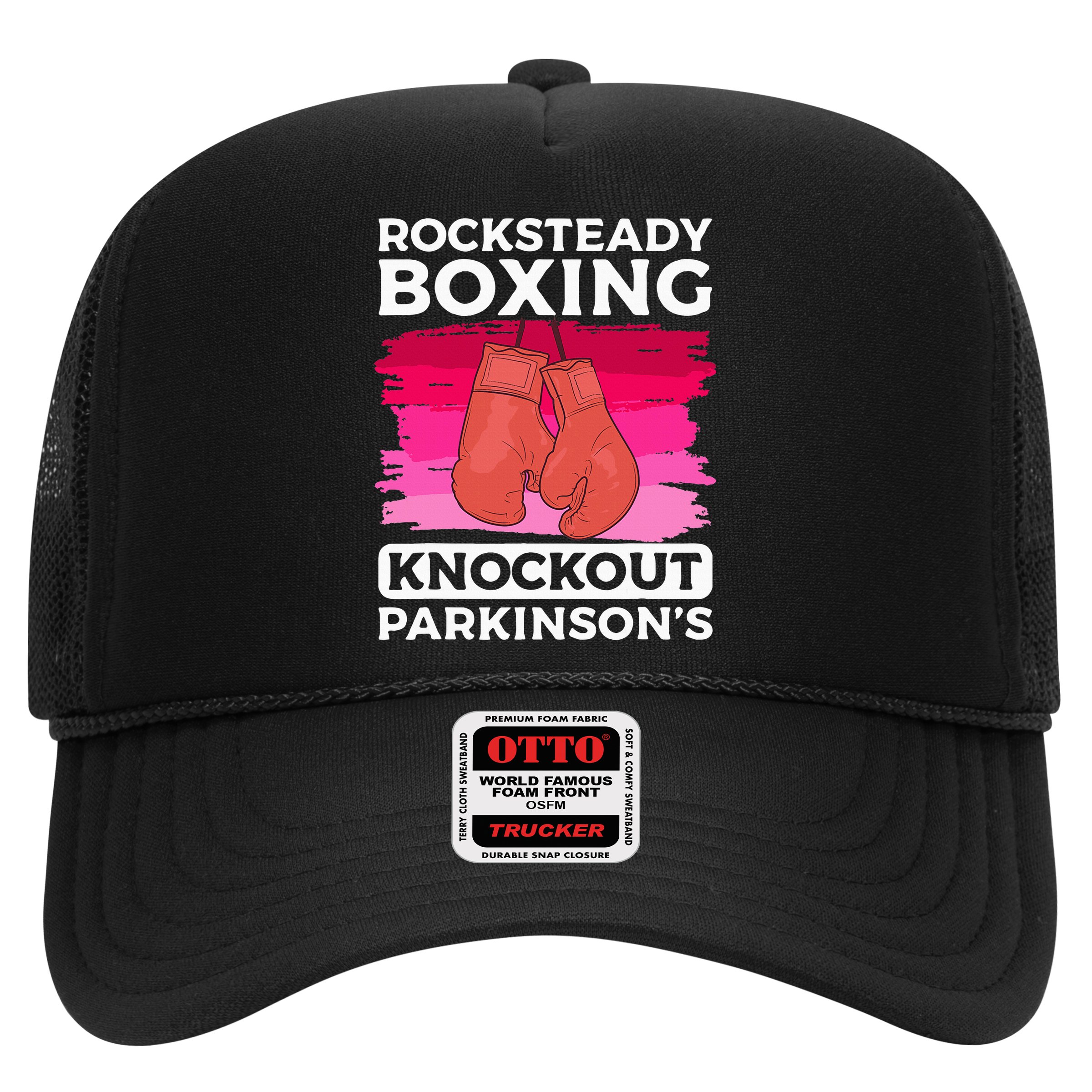 Rock Steady Boxing Knock Out ParkinsonS Awareness Hat