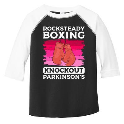 Rock Steady Boxing Knock Out ParkinsonS Awareness Toddler Fine Jersey T-Shirt