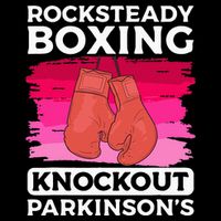 Rock Steady Boxing Knock Out ParkinsonS Awareness Women's V-Neck T-Shirt