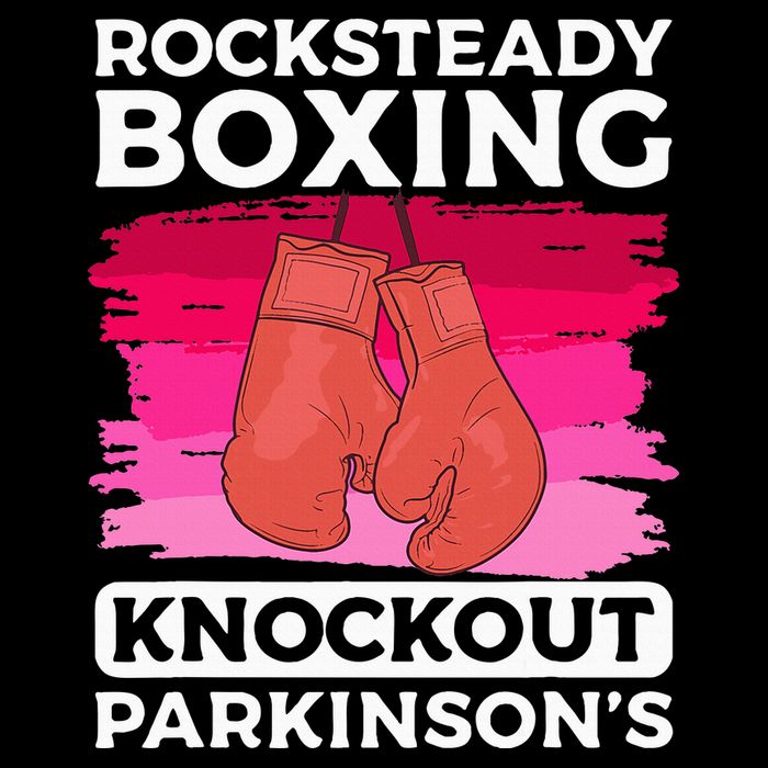 Rock Steady Boxing Knock Out ParkinsonS Awareness Women's V-Neck T-Shirt