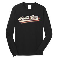 Retro Santa Cruz California Saying Surfer Long Sleeve Shirt