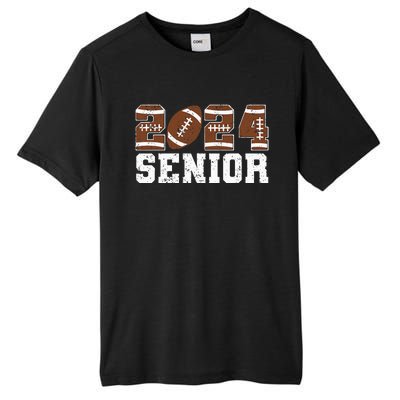 Retro Senior Class Of 2024 Football Player Graduation Gifts Tall Fusion ChromaSoft Performance T-Shirt