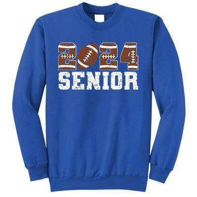 Retro Senior Class Of 2024 Football Player Graduation Gifts Sweatshirt