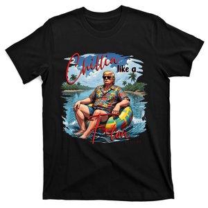 Retro Summer Chillin Like A Felon Trump For President 2024 T-Shirt