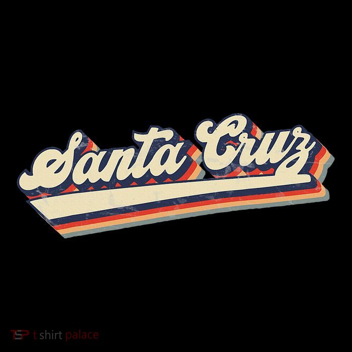 Retro Santa Cruz California Saying Surfer Women's V-Neck T-Shirt