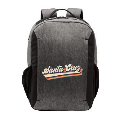 Retro Santa Cruz California Saying Surfer Vector Backpack