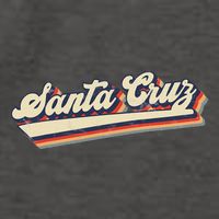 Retro Santa Cruz California Saying Surfer Vector Backpack