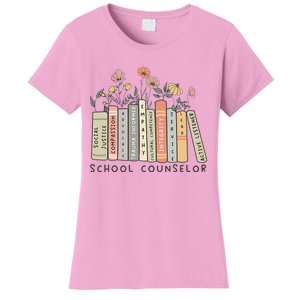 Retro School Counselor Therapist Mental Health Advocate Women's T-Shirt