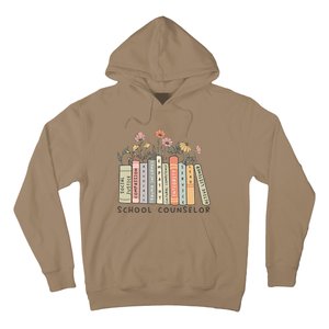 Retro School Counselor Therapist Mental Health Advocate Hoodie