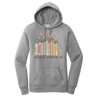 Retro School Counselor Therapist Mental Health Advocate Women's Pullover Hoodie