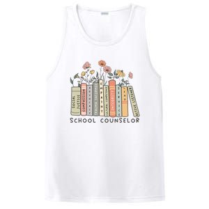 Retro School Counselor Therapist Mental Health Advocate PosiCharge Competitor Tank