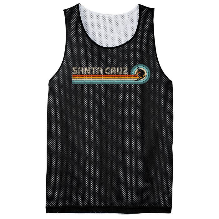 Retro Santa Cruz California Surfing Santa Cruz Mesh Reversible Basketball Jersey Tank