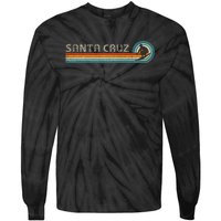 Retro Santa Cruz California Surfing Santa Cruz Tie-Dye Long Sleeve Shirt