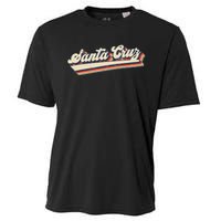 Retro Santa Cruz California Saying Surfer Cooling Performance Crew T-Shirt