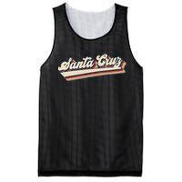 Retro Santa Cruz California Saying Surfer Mesh Reversible Basketball Jersey Tank