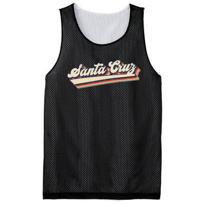 Retro Santa Cruz California Saying Surfer Mesh Reversible Basketball Jersey Tank