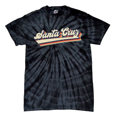 Retro Santa Cruz California Saying Surfer Tie-Dye T-Shirt