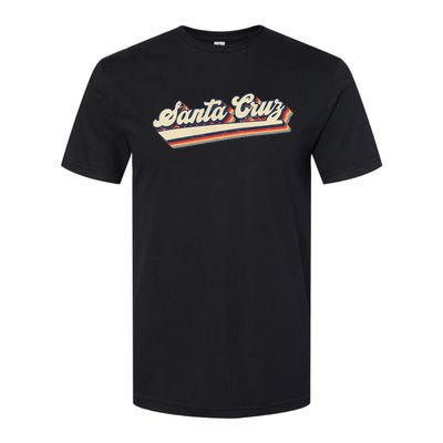 Retro Santa Cruz California Saying Surfer Softstyle® CVC T-Shirt