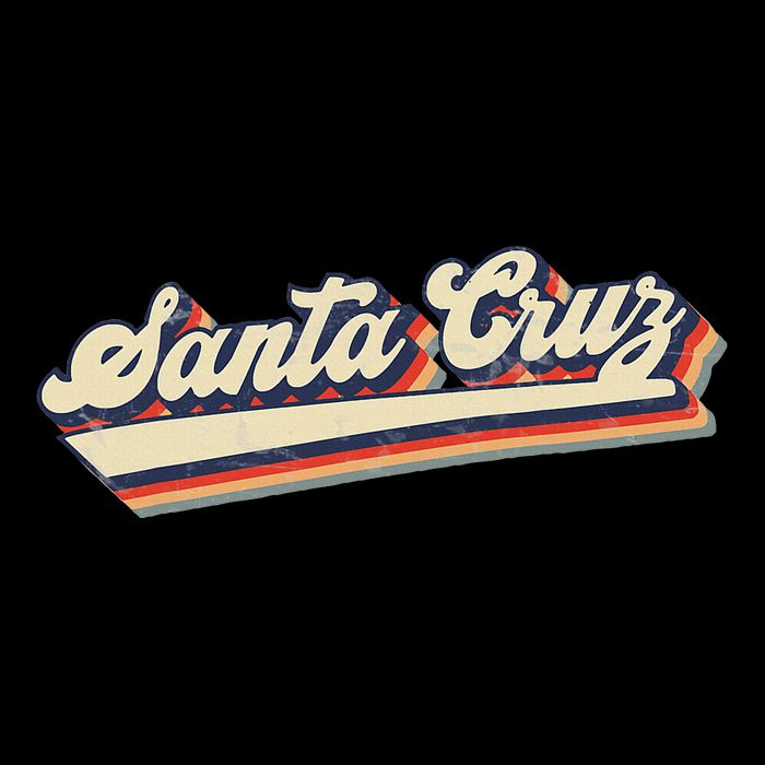 Retro Santa Cruz California Cooling Performance Crew T-Shirt