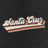 Retro Santa Cruz California 11oz C Handle Ceramic Mug