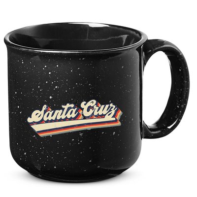 Retro Santa Cruz California 15oz Campfire Ceramic Mug