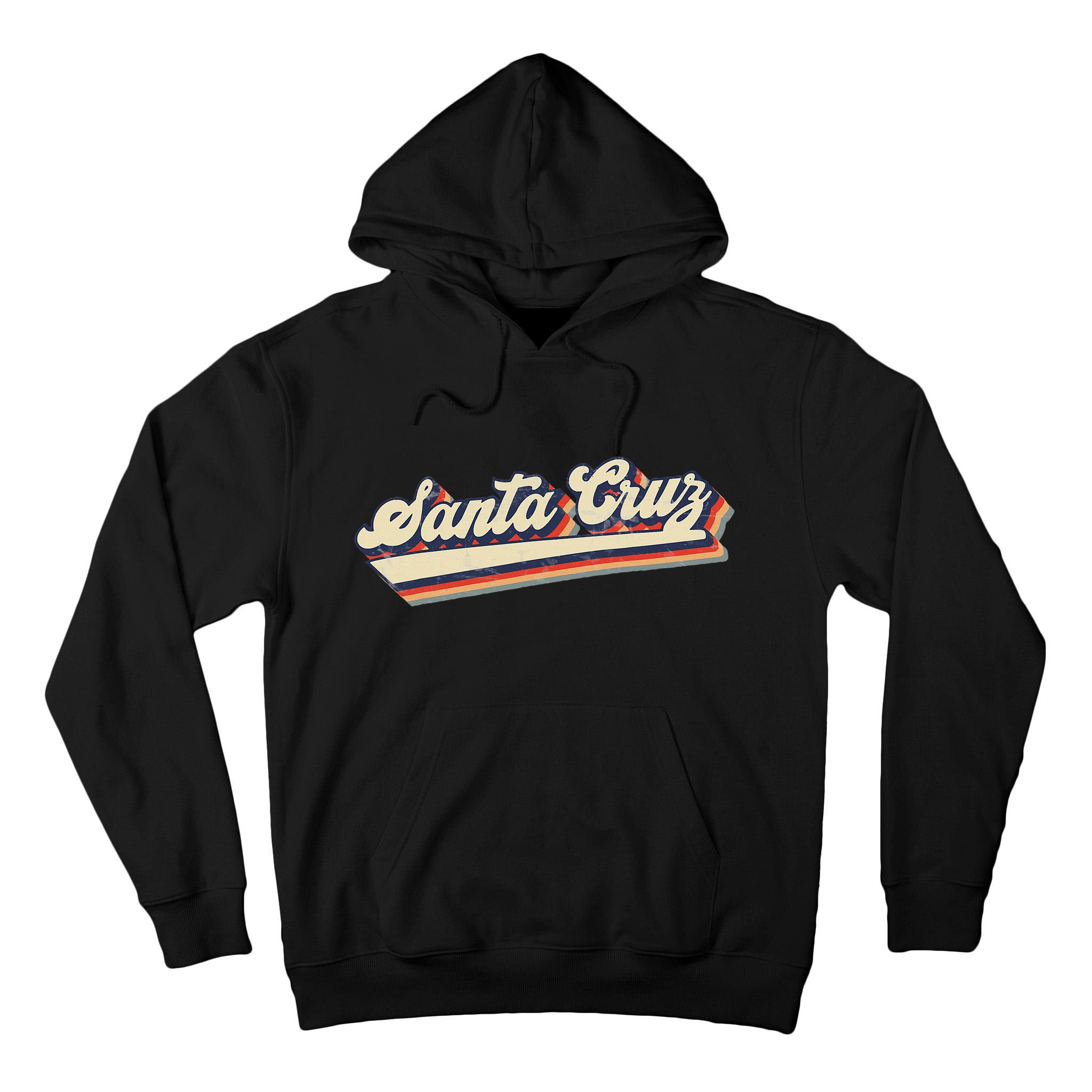 Retro Santa Cruz California Tall Hoodie