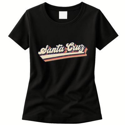 Retro Santa Cruz California Womens T-Shirt