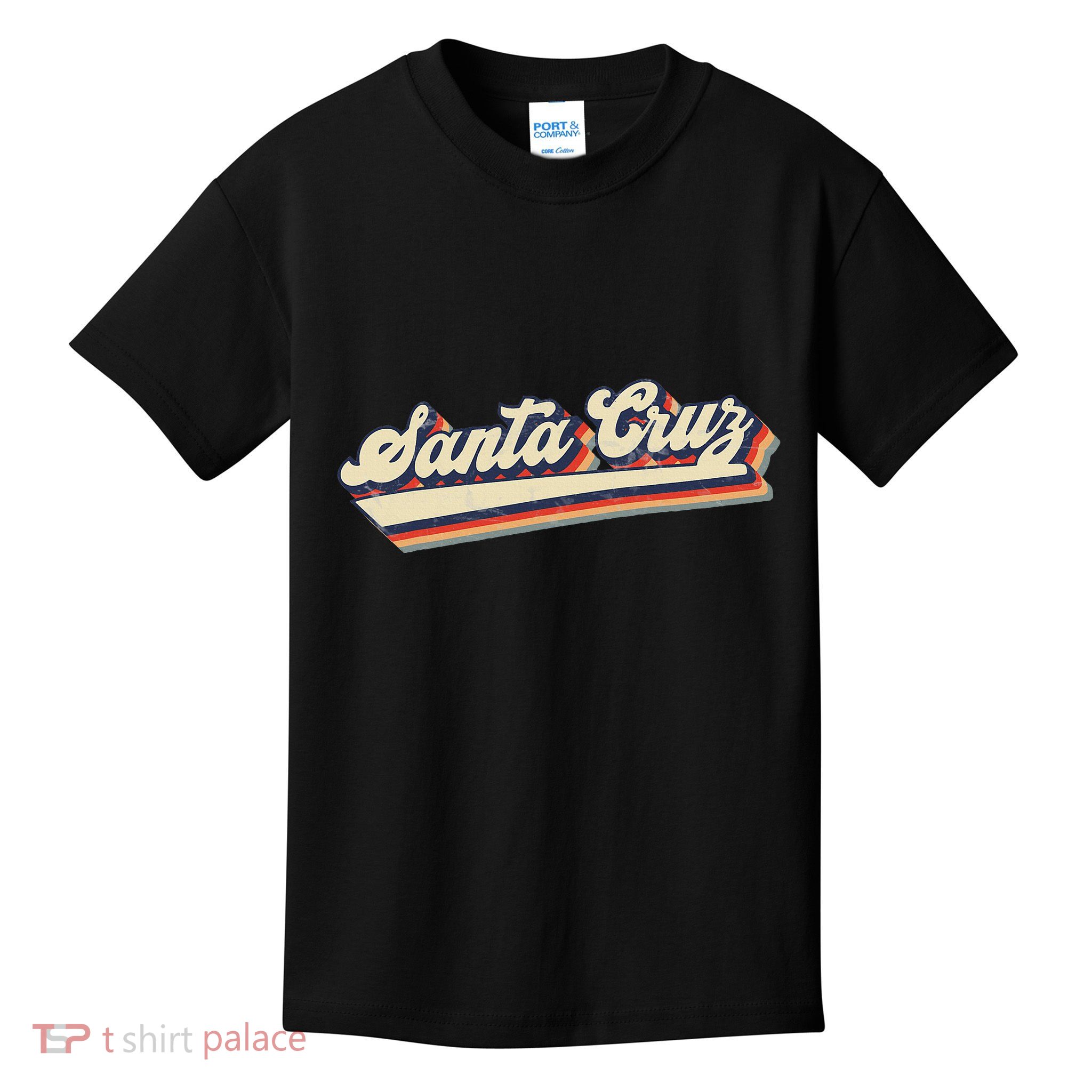 Retro Santa Cruz California Kids T-Shirt