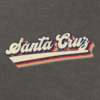 Retro Santa Cruz California Cotton Canvas Backpack